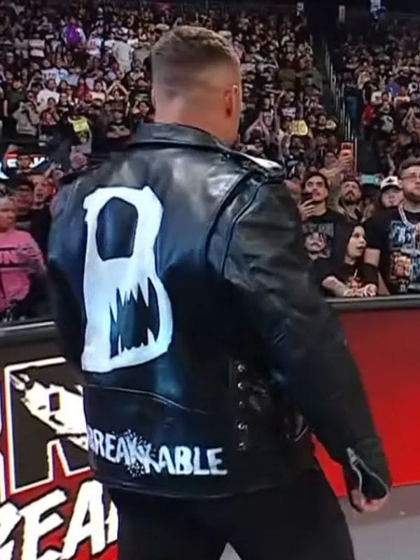 Monday Night Raw Bron Breakker Leather Jacket