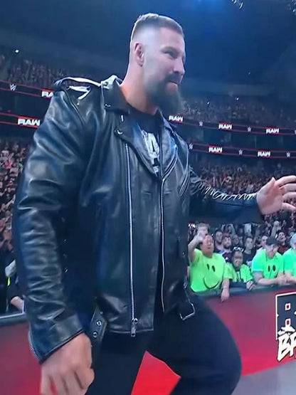 Monday Night Raw Bron Breakker Leather Jacket