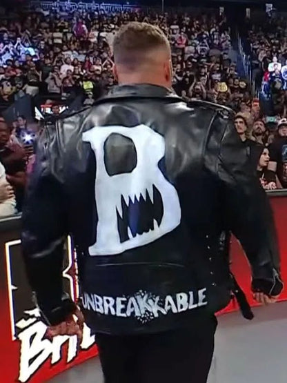 Monday Night Raw Bron Breakker Leather Jacket