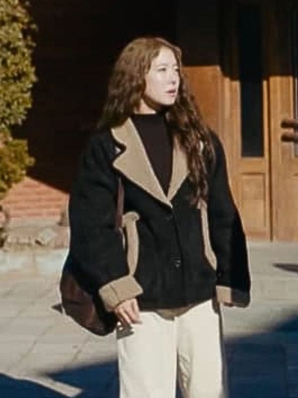 Motel California S01 Lee Se-young Shearling Suede Jacket