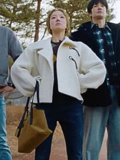 Motel California S01 Lee Se-young White Jacket