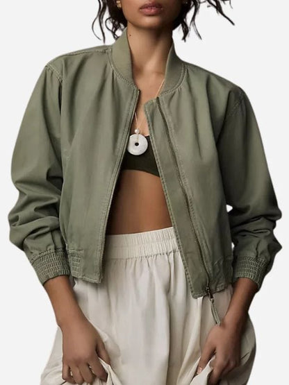 Motorheads S01 Mia Healey Green Bomber Jacket