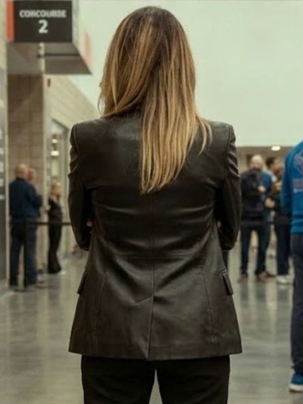 Motorvalley S01 Giulia Michelini Leather Blazer Black