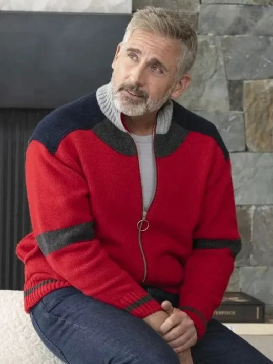 Mountainhead 2025 Steve Carell Bomber Jacket