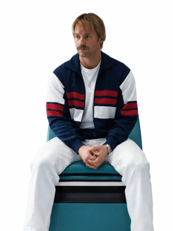 Mr. Irrelevant 2026 David Corenswet Blue Track Jacket