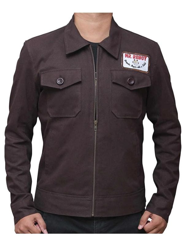 Mr Robot Christian Slater Brown Jacket