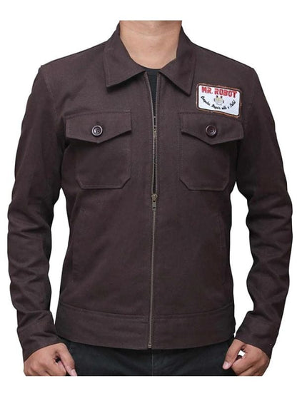 Mr Robot Christian Slater Brown Jacket