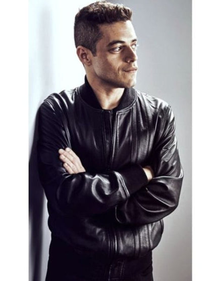 Mr Robot Elliot Alderson Black Leather Jacket