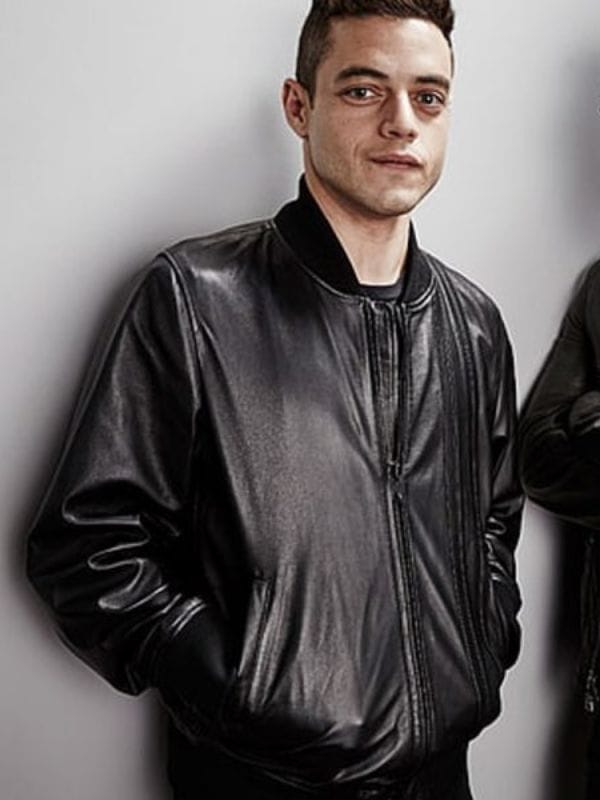 Mr Robot Elliot Alderson Black Leather Jacket