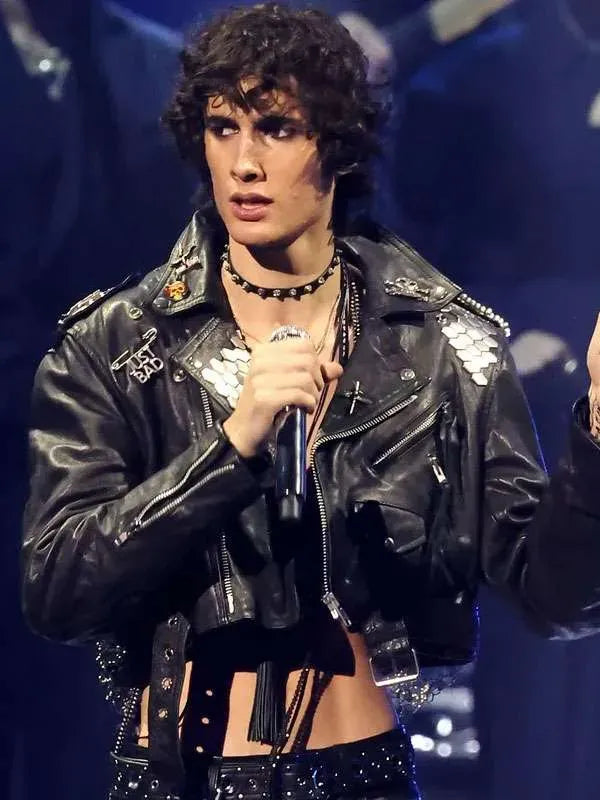 MTV Awards 2026 George Michael Biker Leather Jacket