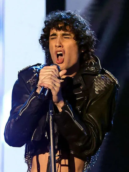 MTV Awards 2026 George Michael Biker Leather Jacket