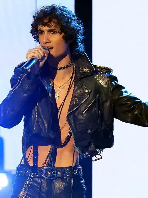MTV Awards 2026 George Michael Biker Leather Jacket
