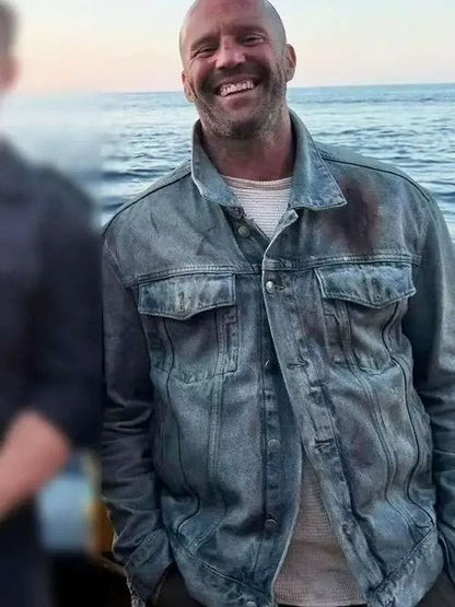 Mutiny Jason Statham Denim Jacket Blue
