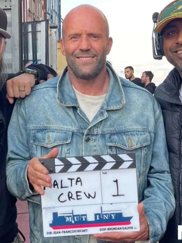 Mutiny Jason Statham Denim Jacket Blue