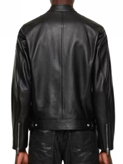 My Family S01 Valerio Black Leather Jacket