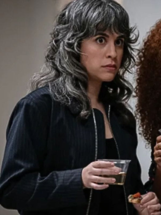 Mythic Quest S04 Ashly Burch Pinstriped Jacket Mythic Quest S04 Ashly Burch Pinstriped Jacket