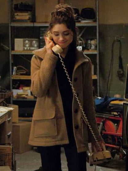 Nancy Wheeler Stranger Things S03 Wool Coat