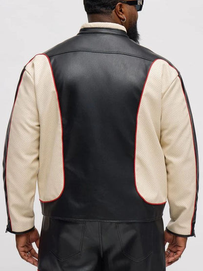 NASCAR Cup Series Puca Nacua Leather Jacket