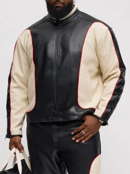 NASCAR Cup Series Puca Nacua Leather Jacket