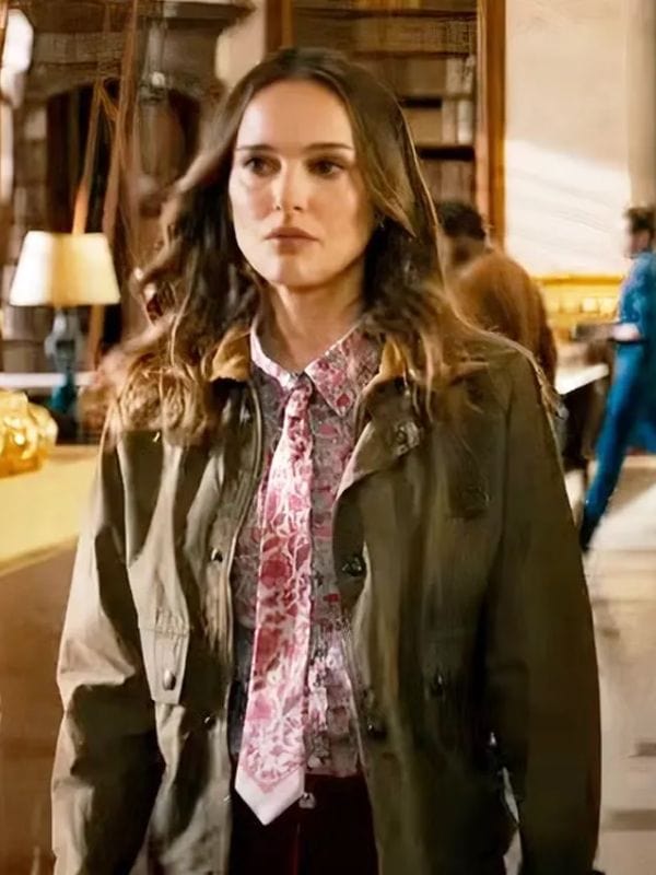 Natalie Portman Fountain of Youth 2025 Green Jacket