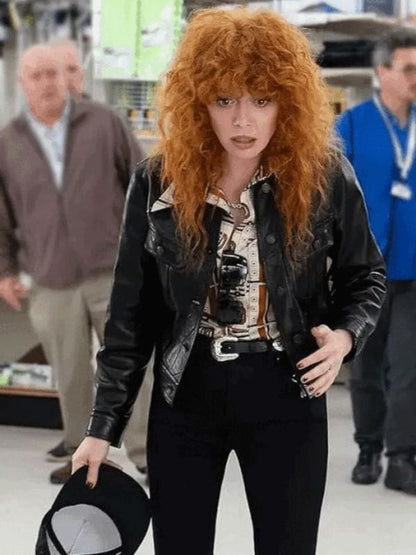 Natasha Lyonne Poker Face 2025 Black Jacket