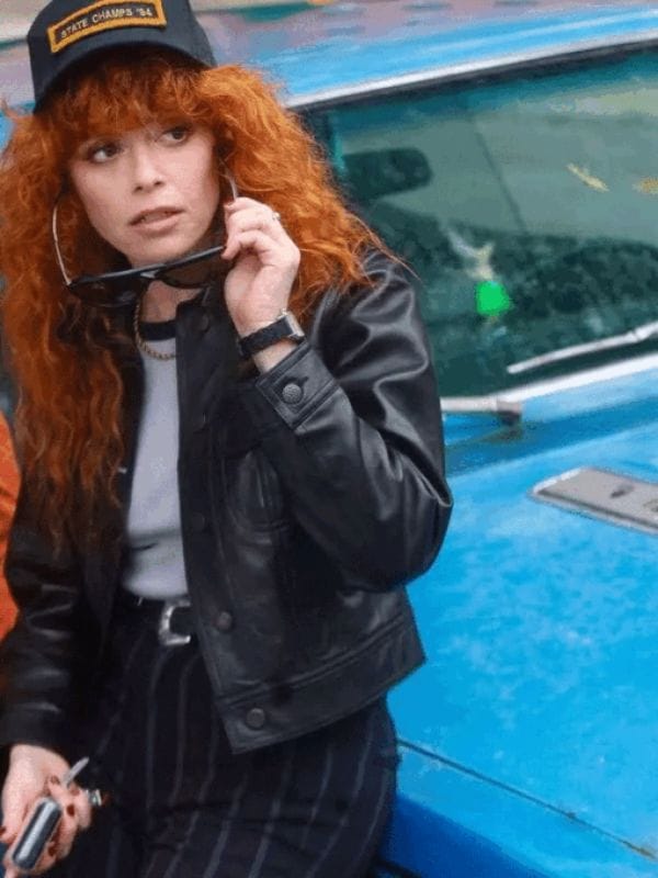 Natasha Lyonne Poker Face 2025 Black Jacket