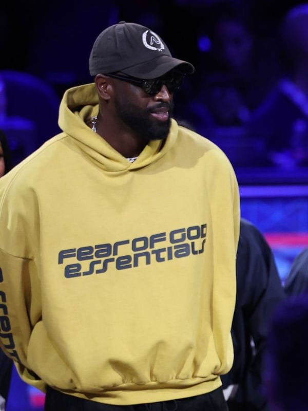 NBA All Star 2026 Dwayne Wade Yellow Hoodie
