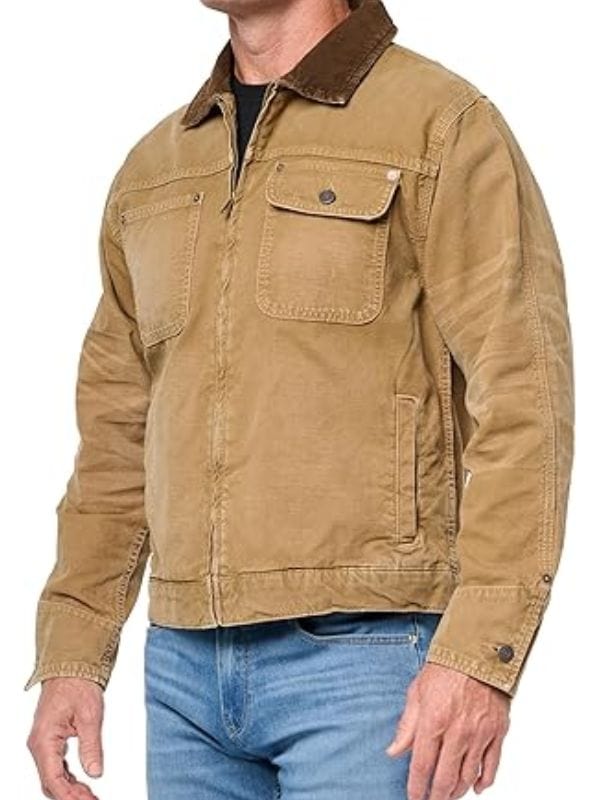 NCIS Origins Austin Stowell Brown Jacket Leroy Jethro Gibbs NCIS Origins Austin Stowell Brown Jacket