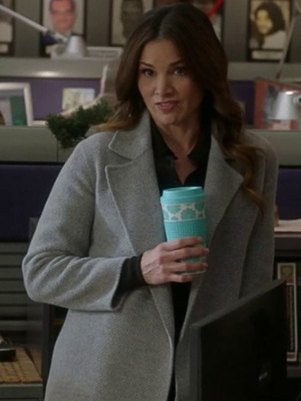 Katrina Law NCIS S21 Jessica Knight Grey Coat