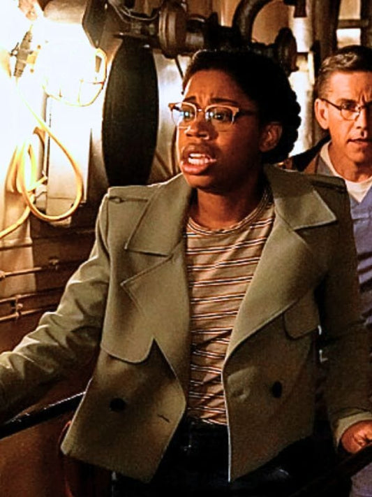 Diona Reasonover NCIS S21 Kasie Hines Green Jacket