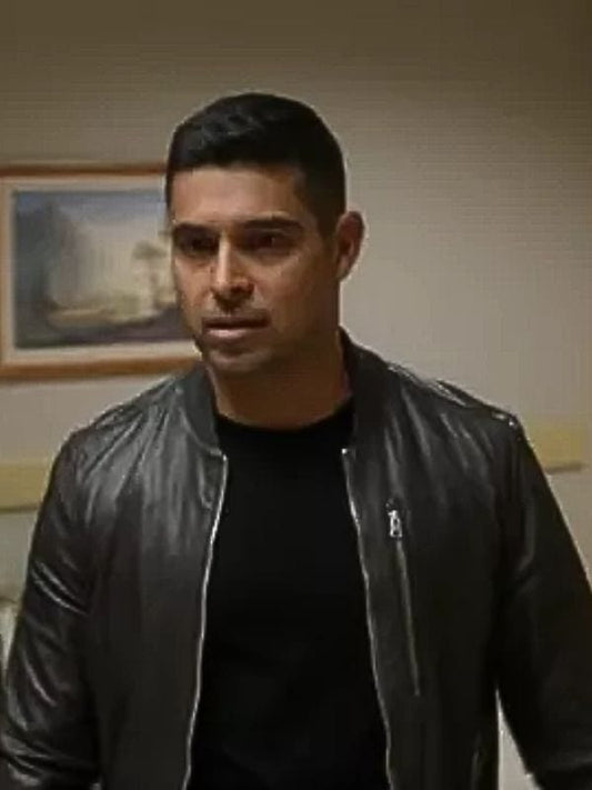 NCIS S21 Nick Torres Leather Bomber Jacket