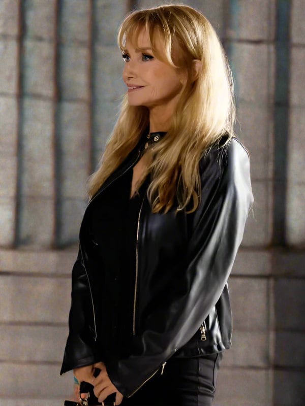 NCIS S22 Carla Marino Black Leather Jacket NCIS S22 Carla Marino Black Leather Jacket