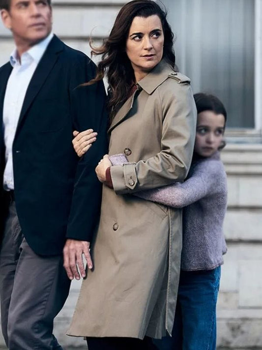 NCIS Tony and Ziva S01 Ziva David Beige Coat