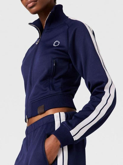 Neighbours 2025 Nell Rebecchi Striped Jacket Blue