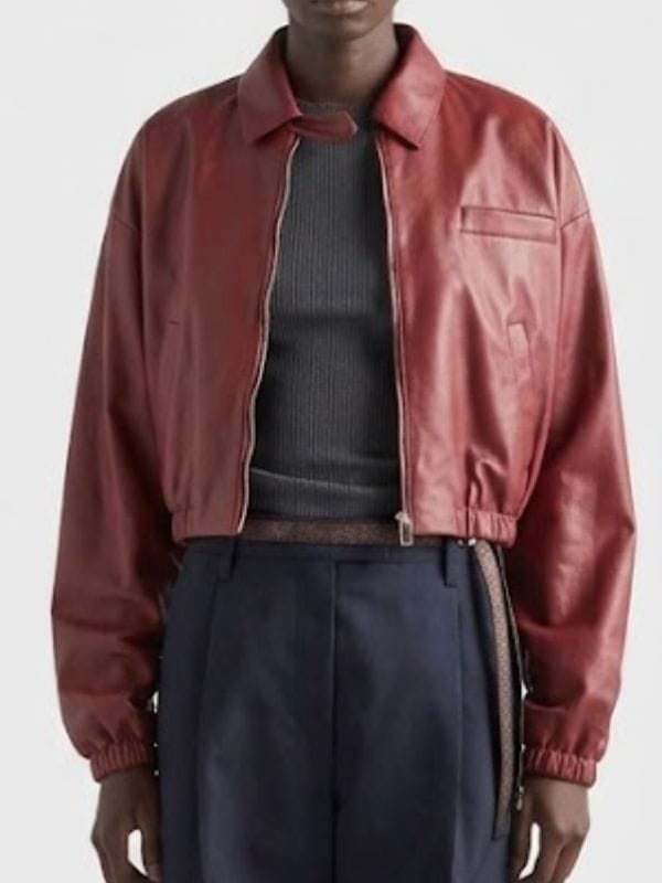 New York City 2026 Florence Pugh Leather Jacket