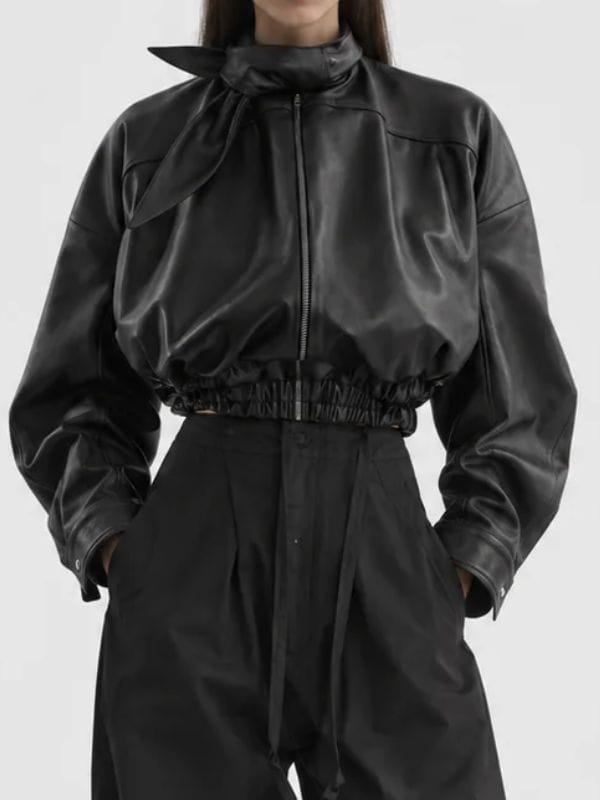 Next Gen NYC S02 Ava Dash Black Tie Neck Jacket