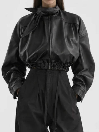Next Gen NYC S02 Ava Dash Black Tie Neck Jacket