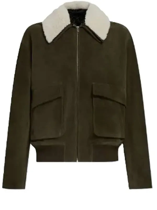 Next Gen NYC S02 Ava Dash Green Suede Jacket
