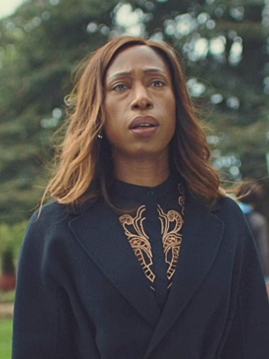 Nikki Amuka-Bird I Jack Wright S01 Black Coat Nikki Amuka-Bird I Jack Wright S01 Black Coat