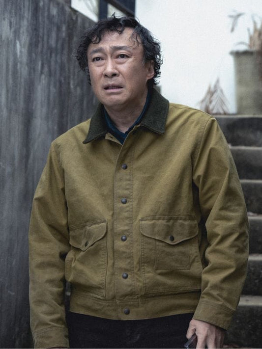 No Other Choice 2025 Lee Sung-min Brown Jacket