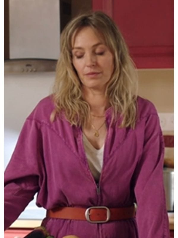 Nouveau Jour S01 Audrey Maillol Purple Jumpsuit