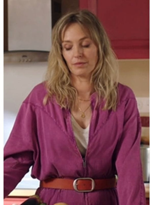 Nouveau Jour S01 Audrey Maillol Purple Jumpsuit