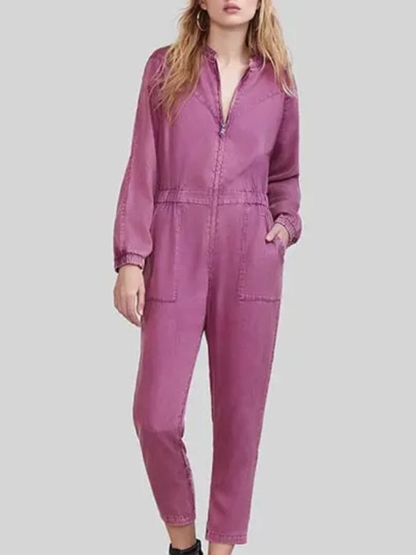Nouveau Jour S01 Audrey Maillol Purple Jumpsuit