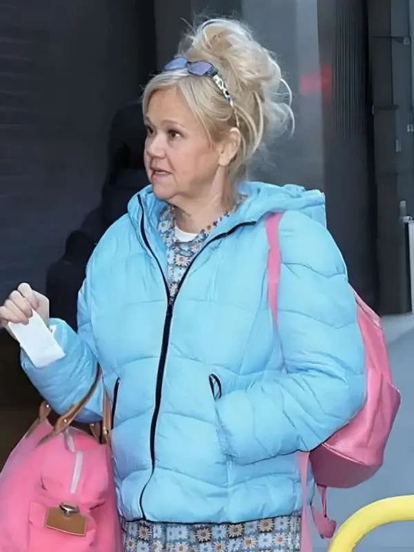 NYC 2025 Caroline Rhea Puffer Jacket Blue