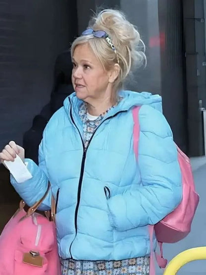 NYC 2025 Caroline Rhea Puffer Jacket Blue