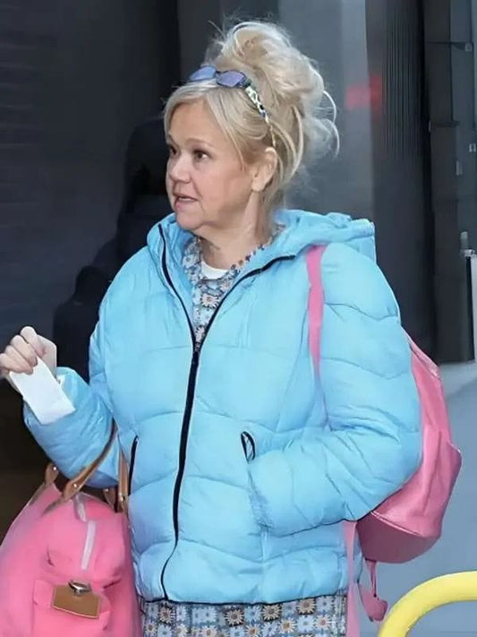 NYC 2025 Caroline Rhea Puffer Jacket Blue