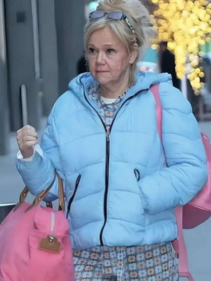NYC 2025 Caroline Rhea Puffer Jacket Blue