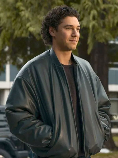 Off Campus S01 Garrett Graham Green Leather Jacket