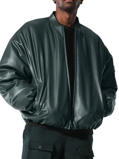 Off Campus S01 Garrett Graham Green Leather Jacket