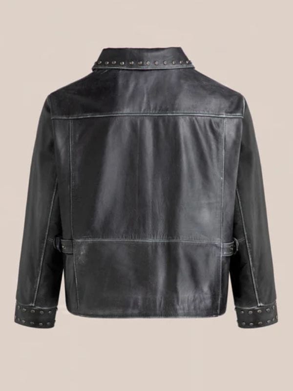 Off Campus S01 Justin Kohl Studded Leather Jacket